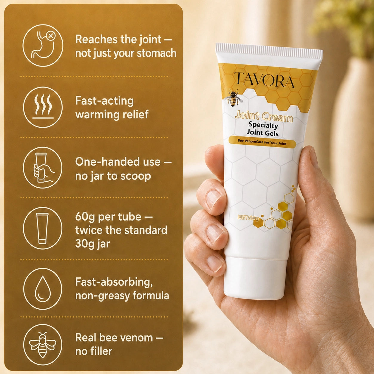 Tavora Bee Venom Joint Cream