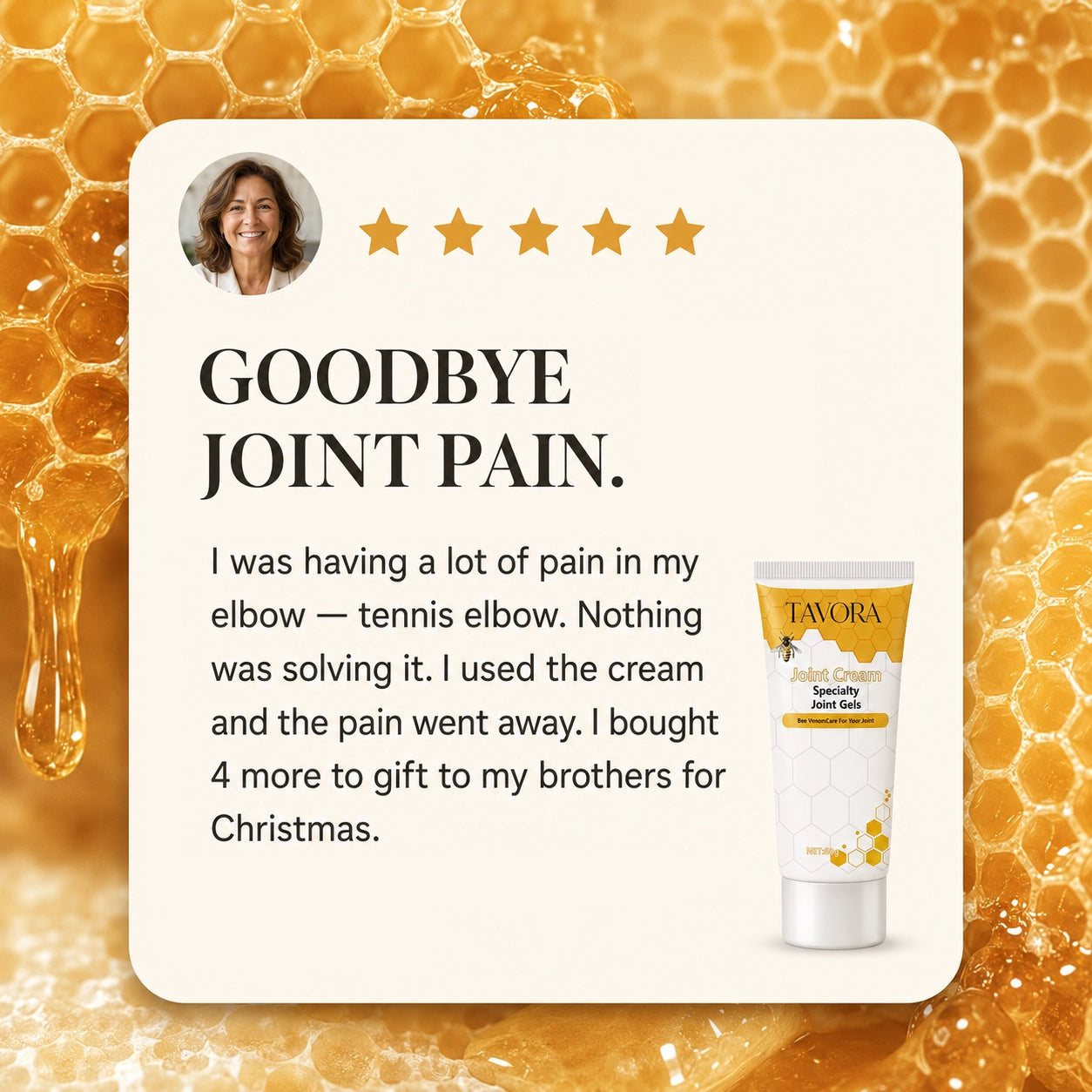 Tavora Bee Venom Joint Cream